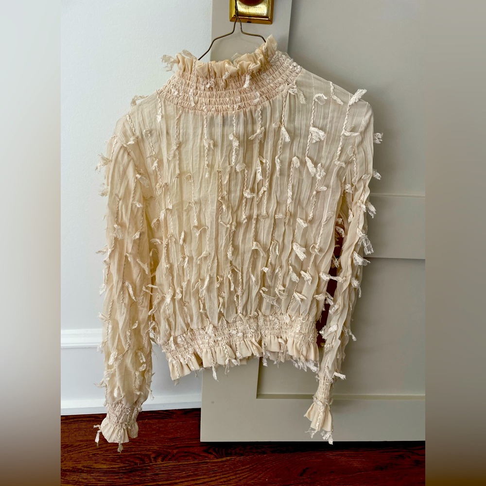 Moon River sheer blouse